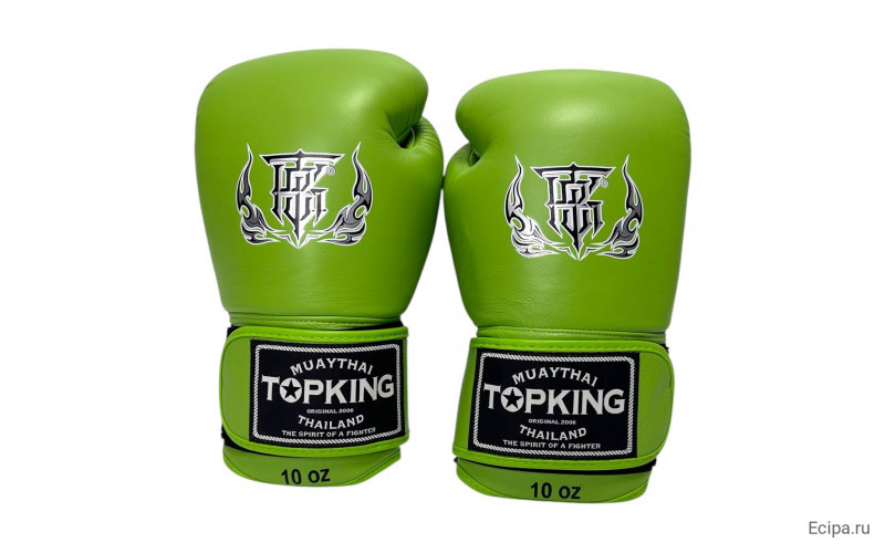 Боксёрские перчатки Top King Ultimate TKBGUV green 16 oz