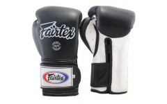 Боксерские перчатки Fairtex BGV9 black white 14 oz