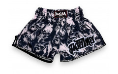 Шорты для бокса Raja Boxing Skullz pink L