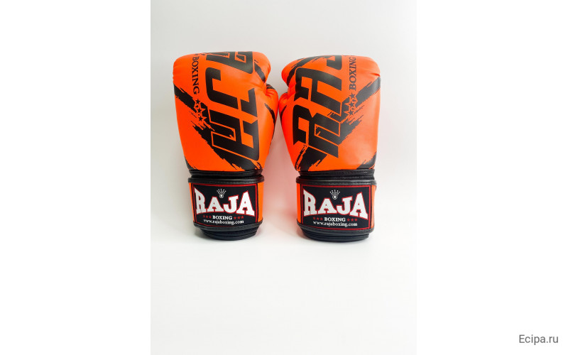 Боксерские перчатки Raja model 3 orange 12 oz
